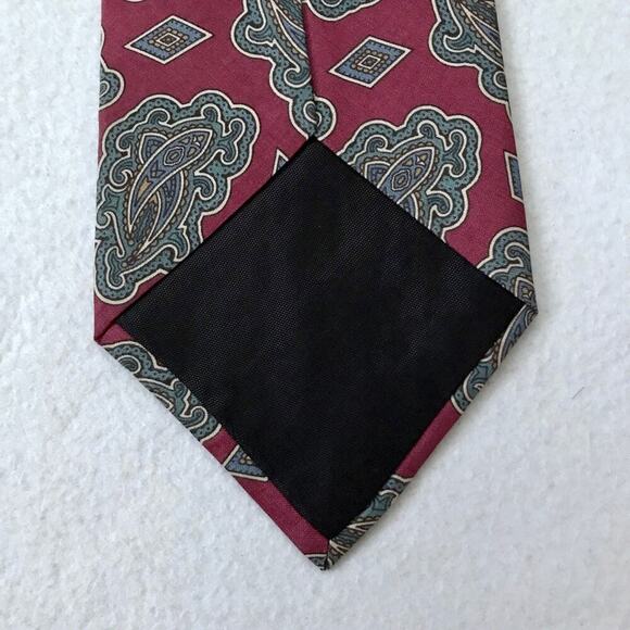 Barrister Wallachs Vintage 100% Silk Tie - Picture 5 of 7